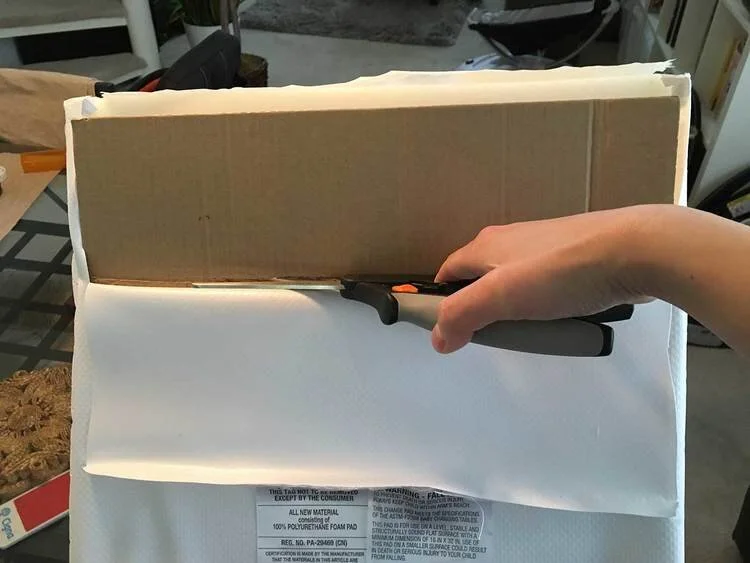 Changing top pad box